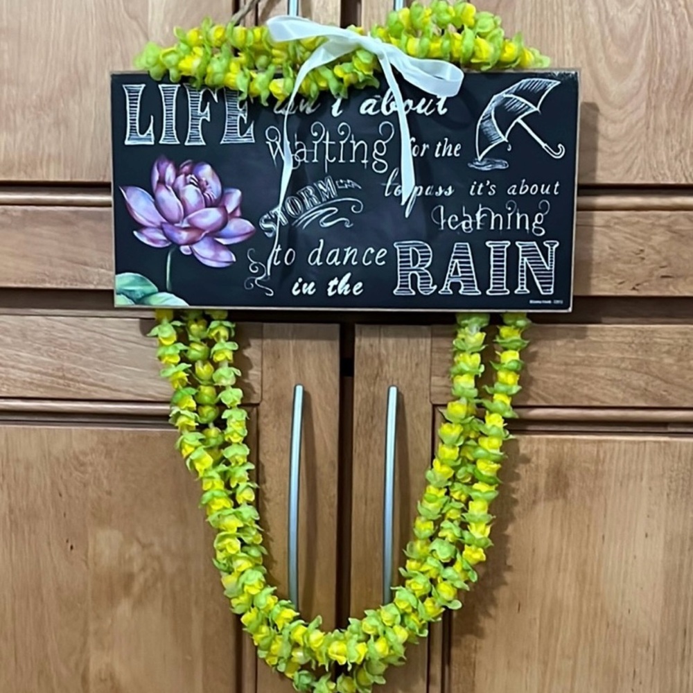 New Pretty 3-Strand Pakalana Lei, about 32” in length